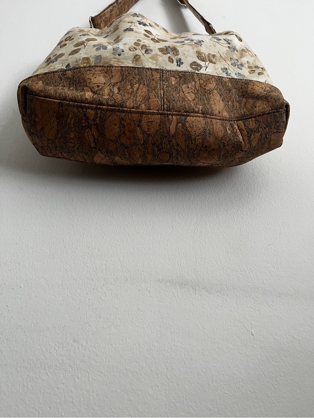 Cottagecore Woodland Fabric & Cork Bag - Picture 7 of 12